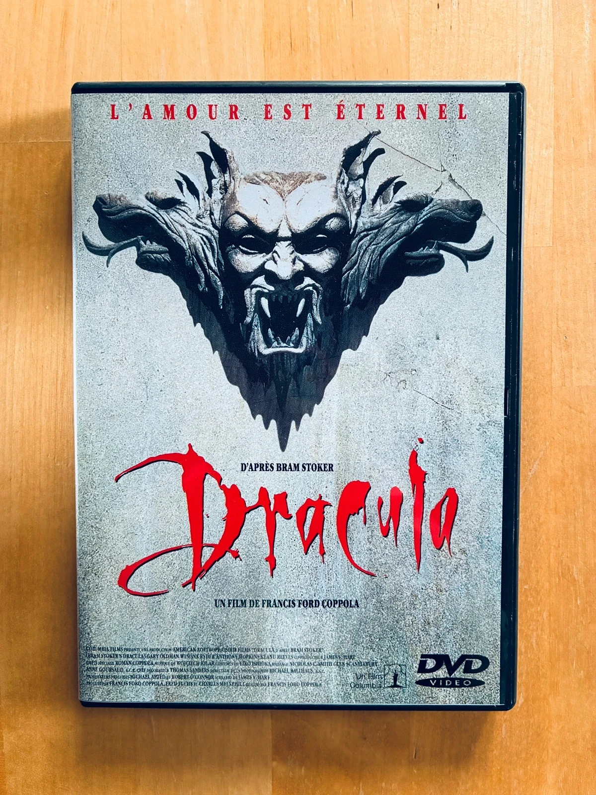 DVD Dracula de Francis Ford Coppola.
